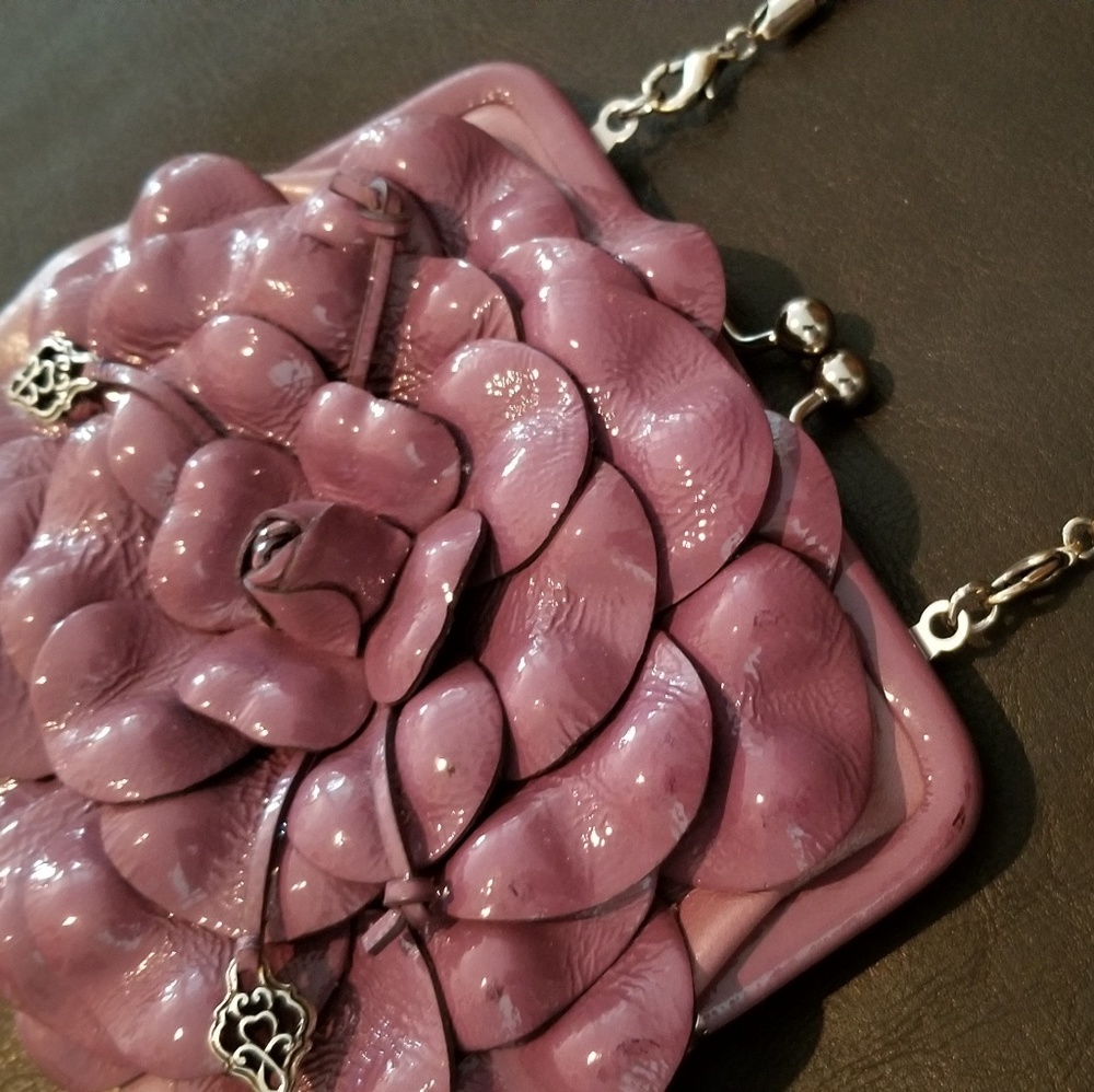 Brighton Leather Crossbody w/ Removable Chain